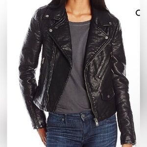 Womens Moto Faux Leather